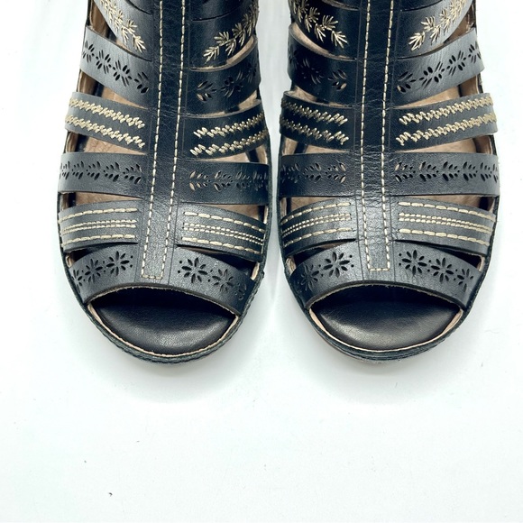 Pikolinos Java Leather Heels Sandals - Picture 8 of 12